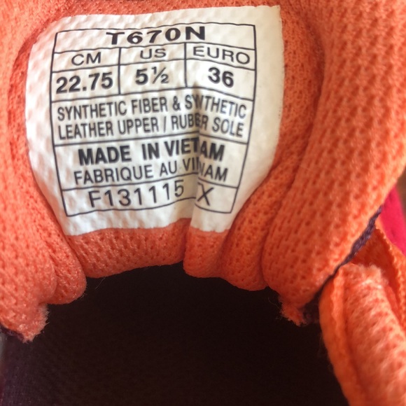 ASICS running shoe size 5.5 fuzeX Lyte - Picture 6 of 10